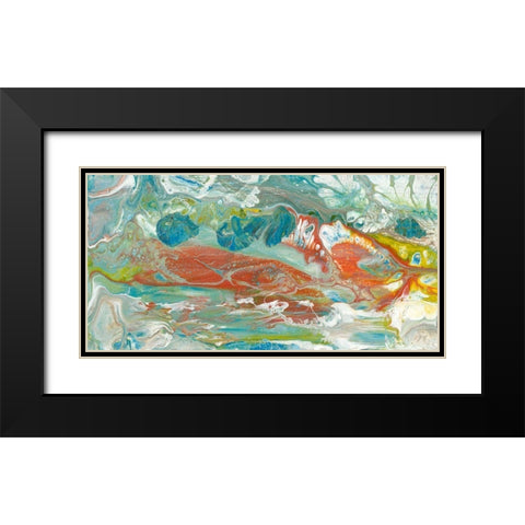 Color of Life II Black Modern Wood Framed Art Print with Double Matting by Bramma, Lila