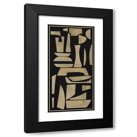 Finial IV Black Modern Wood Framed Art Print with Double Matting by Delamater, Rob