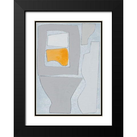 Elements of the Chateau I Black Modern Wood Framed Art Print with Double Matting by Delamater, Rob
