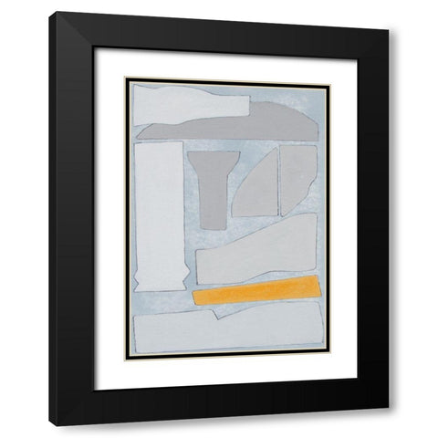 Elements of the Chateau II Black Modern Wood Framed Art Print with Double Matting by Delamater, Rob