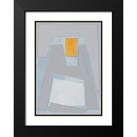 Elements of the Chateau VII Black Modern Wood Framed Art Print with Double Matting by Delamater, Rob