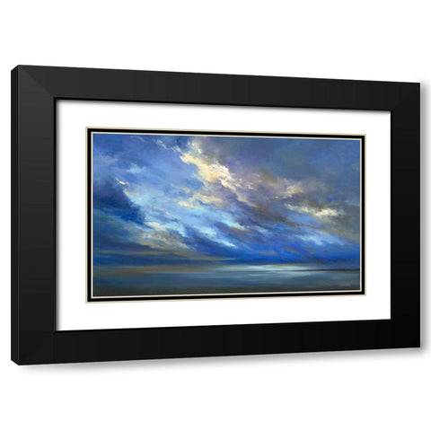 Coastal Sky #2 Black Modern Wood Framed Art Print with Double Matting by Finch, Sheila