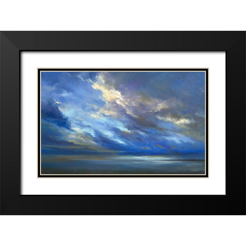 Coastal Sky #2 Black Modern Wood Framed Art Print with Double Matting by Finch, Sheila