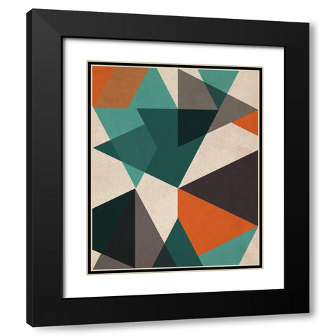 In Between II Black Modern Wood Framed Art Print with Double Matting by Vess, June Erica