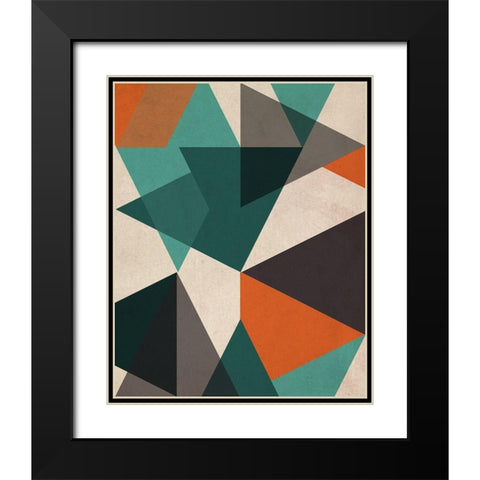 In Between II Black Modern Wood Framed Art Print with Double Matting by Vess, June Erica