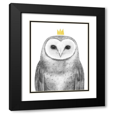 Royal Forester II Black Modern Wood Framed Art Print with Double Matting by Borges, Victoria