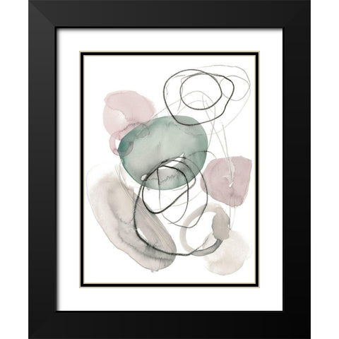 Sea Glass Stack I Black Modern Wood Framed Art Print with Double Matting by Parker, Jennifer Paxton