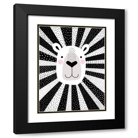 Mix and Match Animal I Black Modern Wood Framed Art Print with Double Matting by Borges, Victoria