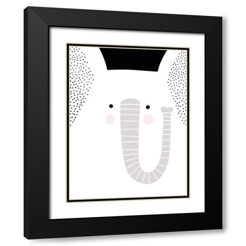 Mix and Match Animal II Black Modern Wood Framed Art Print with Double Matting by Borges, Victoria