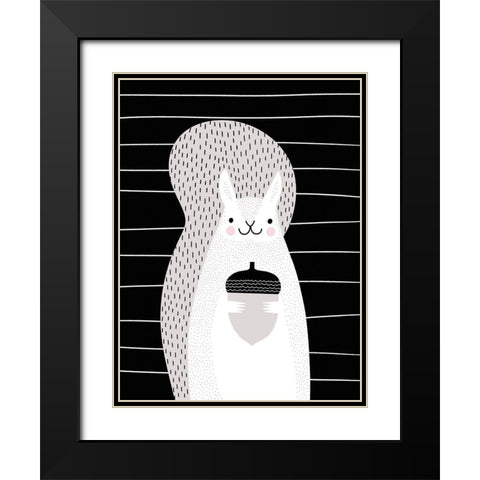 Mix and Match Animal X Black Modern Wood Framed Art Print with Double Matting by Borges, Victoria