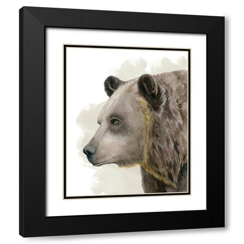 Timberland Friend II Black Modern Wood Framed Art Print with Double Matting by Popp, Grace