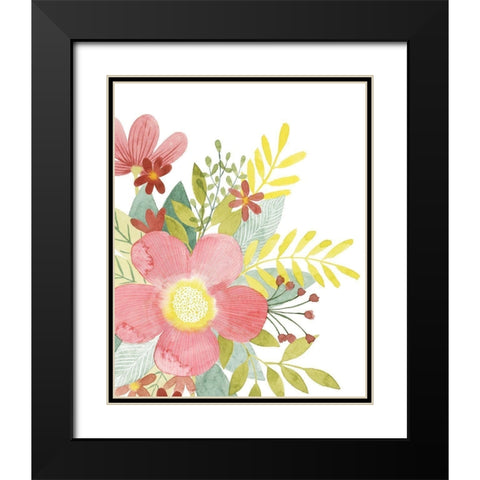 Colossal Florals I Black Modern Wood Framed Art Print with Double Matting by Popp, Grace