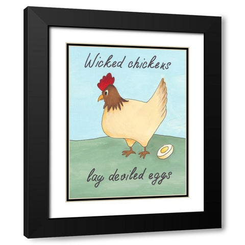 Animal Expressions II Black Modern Wood Framed Art Print with Double Matting by Moore, Regina