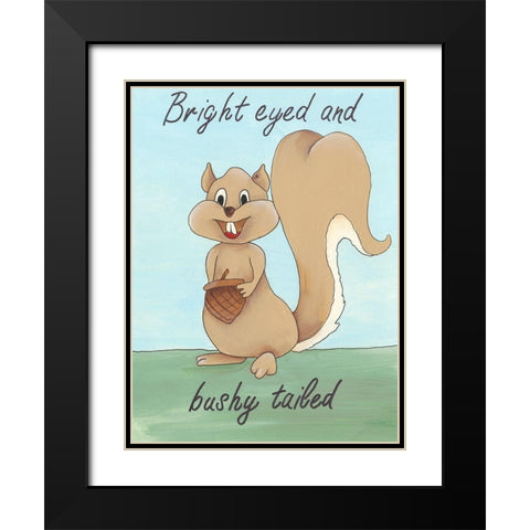 Animal Expressions III Black Modern Wood Framed Art Print with Double Matting by Moore, Regina