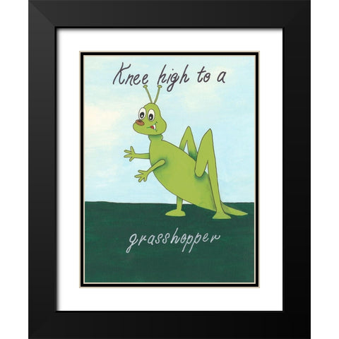 Animal Expressions VI Black Modern Wood Framed Art Print with Double Matting by Moore, Regina