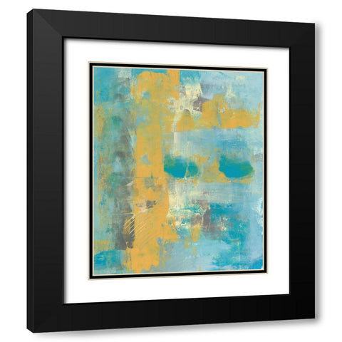 Caribbean Sea I Black Modern Wood Framed Art Print with Double Matting by Moore, Regina