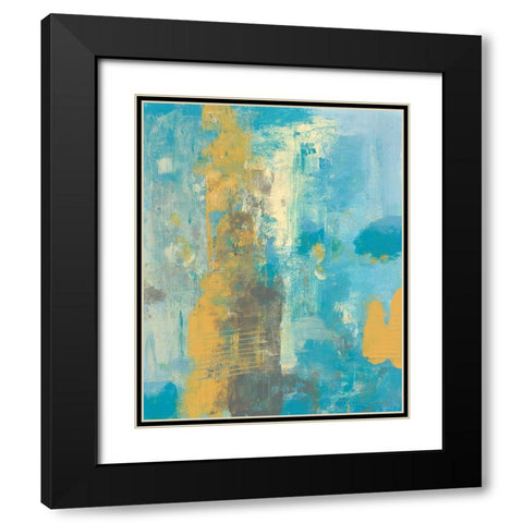 Caribbean Sea II Black Modern Wood Framed Art Print with Double Matting by Moore, Regina