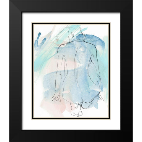 Muse IV Black Modern Wood Framed Art Print with Double Matting by Parker, Jennifer Paxton