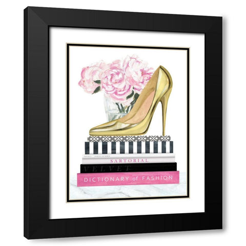 Get Glam II Black Modern Wood Framed Art Print with Double Matting by Borges, Victoria