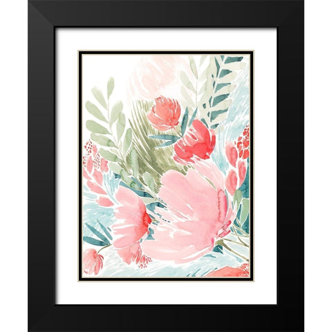 Wilder Bouquet II Black Modern Wood Framed Art Print with Double Matting by Popp, Grace