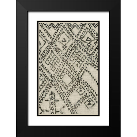 Story Teller I Black Modern Wood Framed Art Print with Double Matting by Zarris, Chariklia