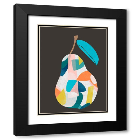 Fab Fruit I Black Modern Wood Framed Art Print with Double Matting by Vess, June Erica