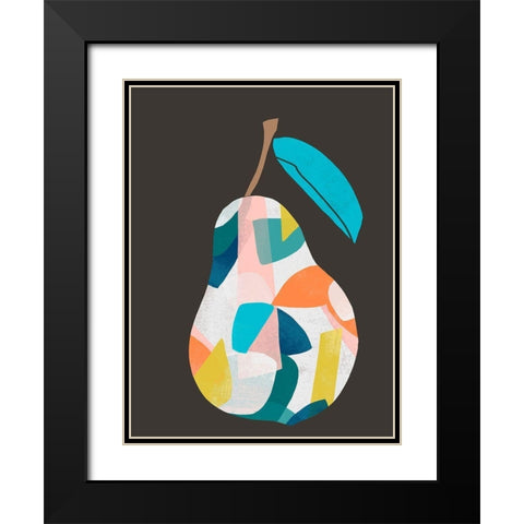 Fab Fruit I Black Modern Wood Framed Art Print with Double Matting by Vess, June Erica