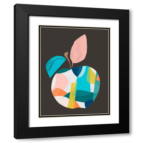 Fab Fruit II Black Modern Wood Framed Art Print with Double Matting by Vess, June Erica