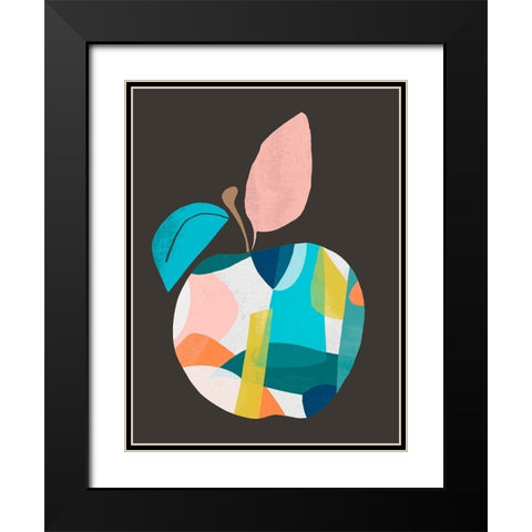 Fab Fruit II Black Modern Wood Framed Art Print with Double Matting by Vess, June Erica