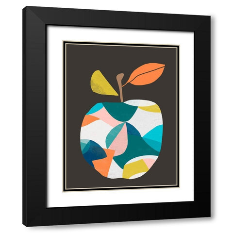 Fab Fruit III Black Modern Wood Framed Art Print with Double Matting by Vess, June Erica