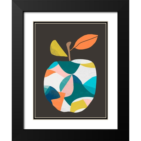 Fab Fruit III Black Modern Wood Framed Art Print with Double Matting by Vess, June Erica