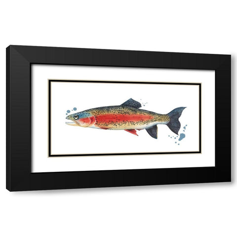 Chromatic Catch IV Black Modern Wood Framed Art Print with Double Matting by Popp, Grace