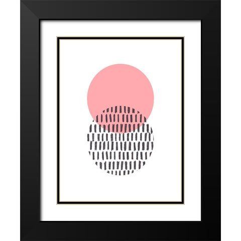 Spot Light II Black Modern Wood Framed Art Print with Double Matting by Vess, June Erica
