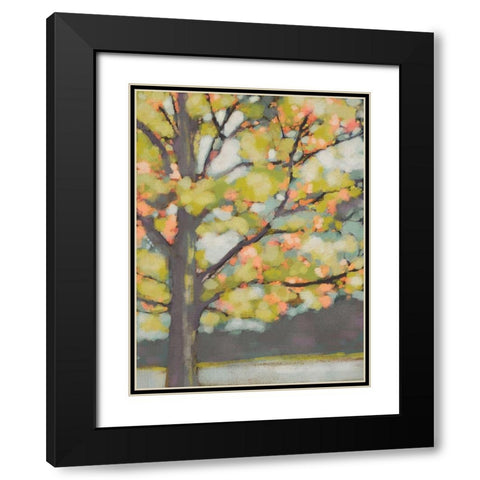 Dappled Dusk III Black Modern Wood Framed Art Print with Double Matting by Zarris, Chariklia