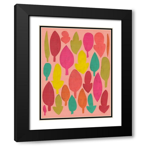 Sweet Summer II Black Modern Wood Framed Art Print with Double Matting by Zarris, Chariklia