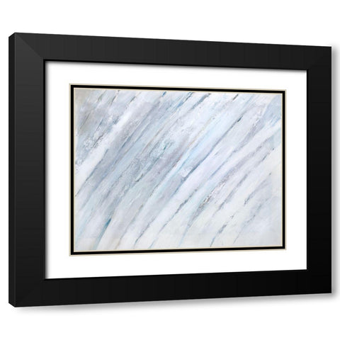 Soft Fronds I Black Modern Wood Framed Art Print with Double Matting by Wilkins, Suzanne