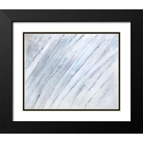 Soft Fronds I Black Modern Wood Framed Art Print with Double Matting by Wilkins, Suzanne
