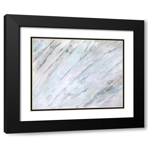 Soft Fronds II Black Modern Wood Framed Art Print with Double Matting by Wilkins, Suzanne
