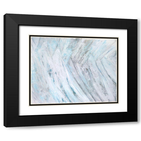 Soft Fronds III Black Modern Wood Framed Art Print with Double Matting by Wilkins, Suzanne