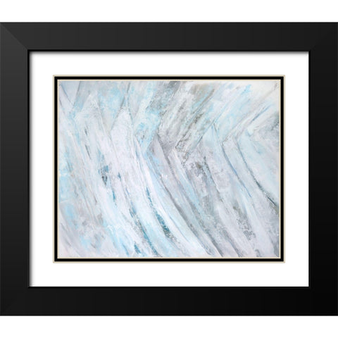 Soft Fronds III Black Modern Wood Framed Art Print with Double Matting by Wilkins, Suzanne