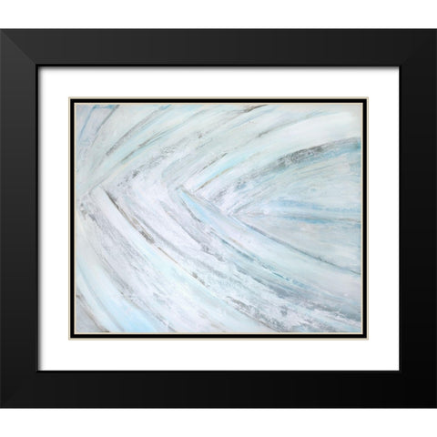 Soft Fronds IV Black Modern Wood Framed Art Print with Double Matting by Wilkins, Suzanne