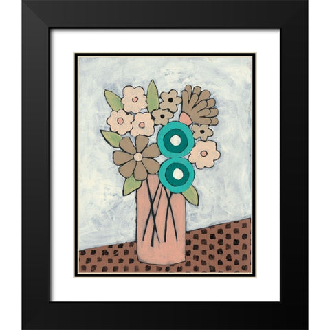 Mid Summer Bouquet III Black Modern Wood Framed Art Print with Double Matting by Moore, Regina