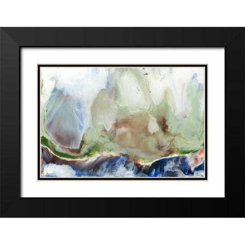 Cliffs of Dover II Black Modern Wood Framed Art Print with Double Matting by Ludwig, Alicia