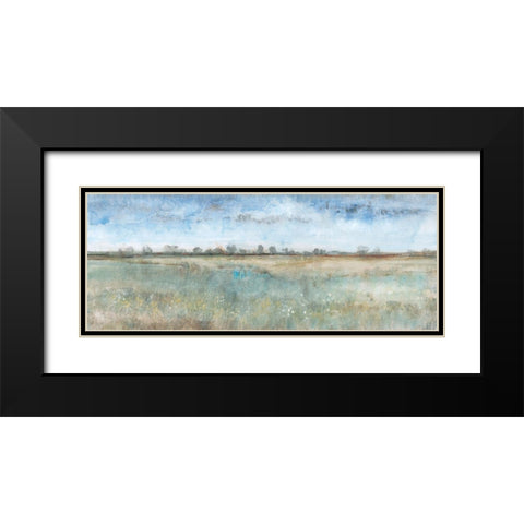 Open Field I Black Modern Wood Framed Art Print with Double Matting by OToole, Tim