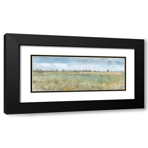 Open Field II Black Modern Wood Framed Art Print with Double Matting by OToole, Tim