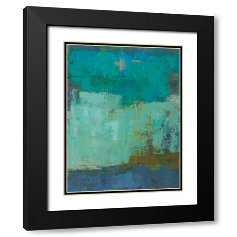 Maidan Black Modern Wood Framed Art Print with Double Matting by Jachimiec, Sue
