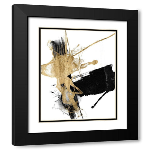 Glam and Black VI Black Modern Wood Framed Art Print with Double Matting by Goldberger, Jennifer