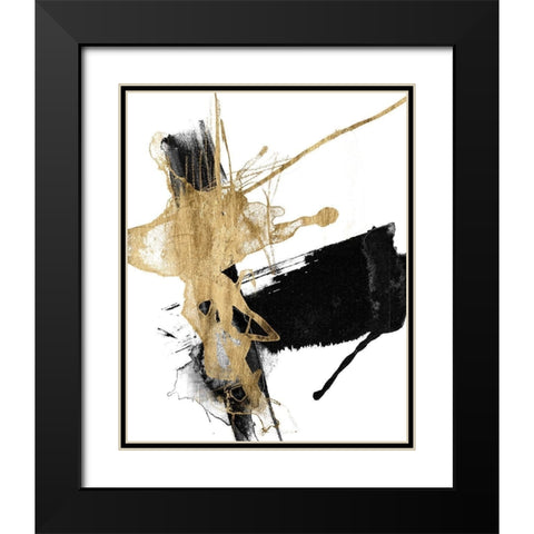 Glam and Black VI Black Modern Wood Framed Art Print with Double Matting by Goldberger, Jennifer