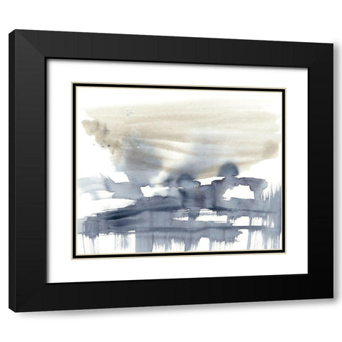 Paynes Bloom II Black Modern Wood Framed Art Print with Double Matting by Goldberger, Jennifer