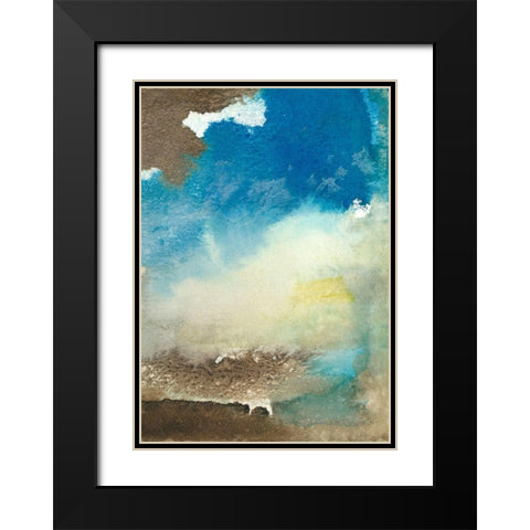 Earth and Sky I Black Modern Wood Framed Art Print with Double Matting by Combs, Joyce